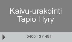 Kaivu-urakointi Tapio Hyry logo